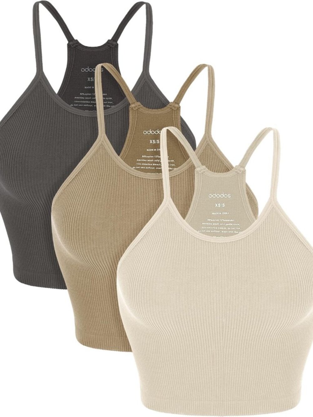 Ultimate Comfort Women's 3-Pack Seamless Crop Tops for Fitness & Everyday Use